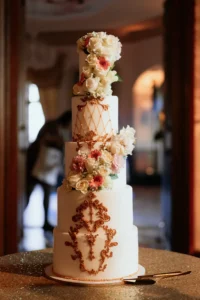 Svadobná, kvetinová výzdoba v zámockom hoteli Galícia Nueva****